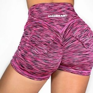 MINIBEAST- High rise scrunch shorts
